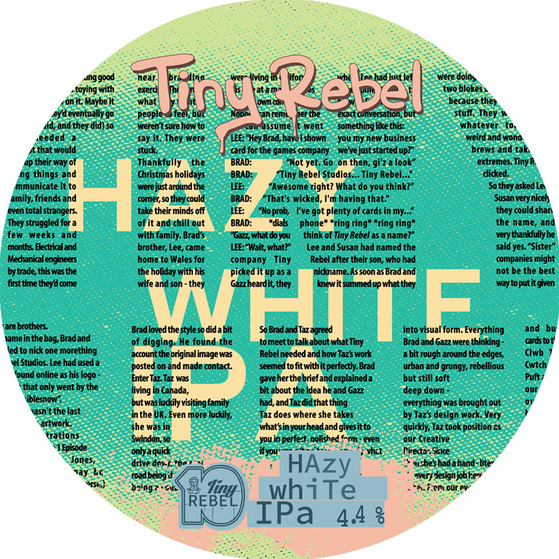 Tiny Rebel 10th Birthday Hazy White IPA 30L Keg