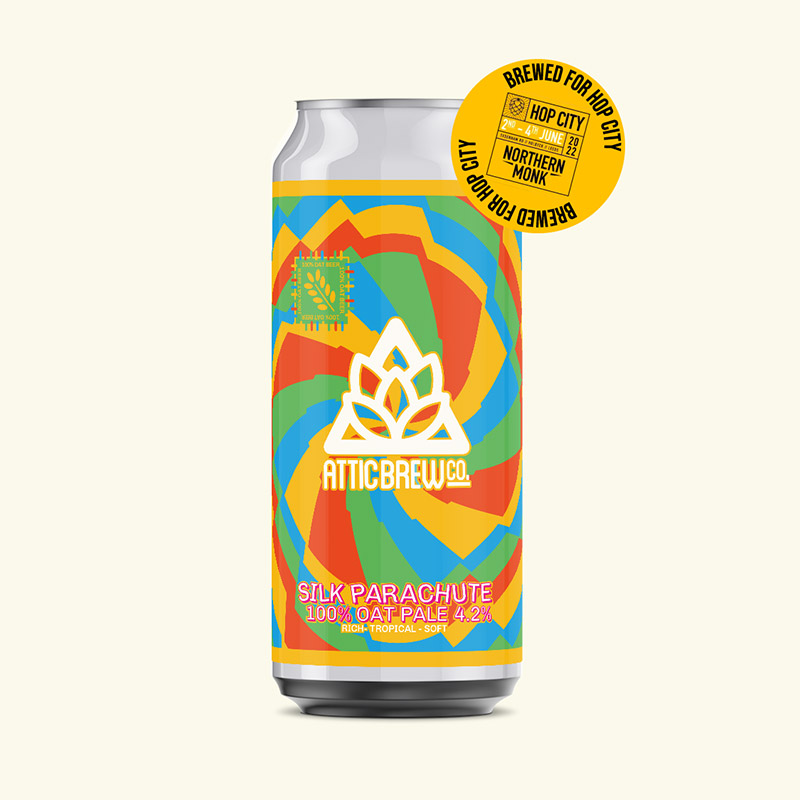 Attic Brew Co Silk Parachute 440ml Cans
