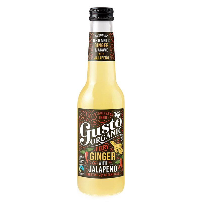 Gusto Organic Fiery Ginger and Jalapeno 275ml