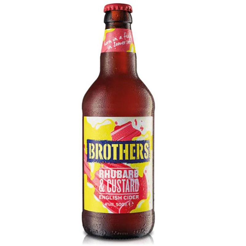 Brothers Rhubarb & Custard Cider 500ml