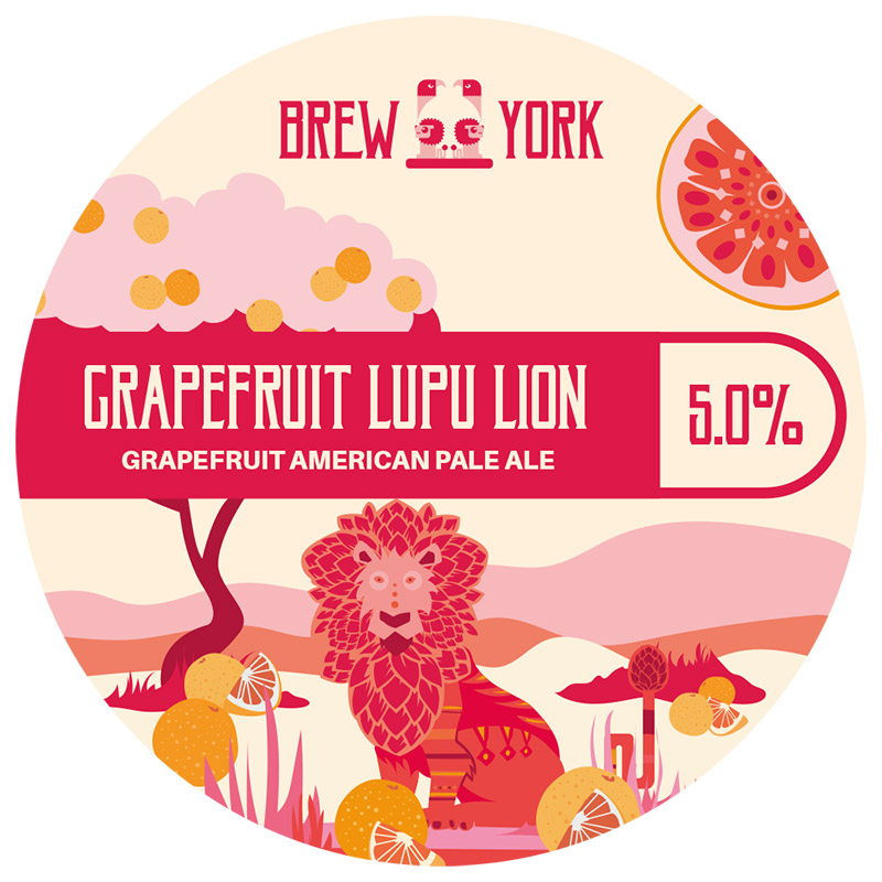 Brew York Grapefruit Lupo Lion 30L Keg