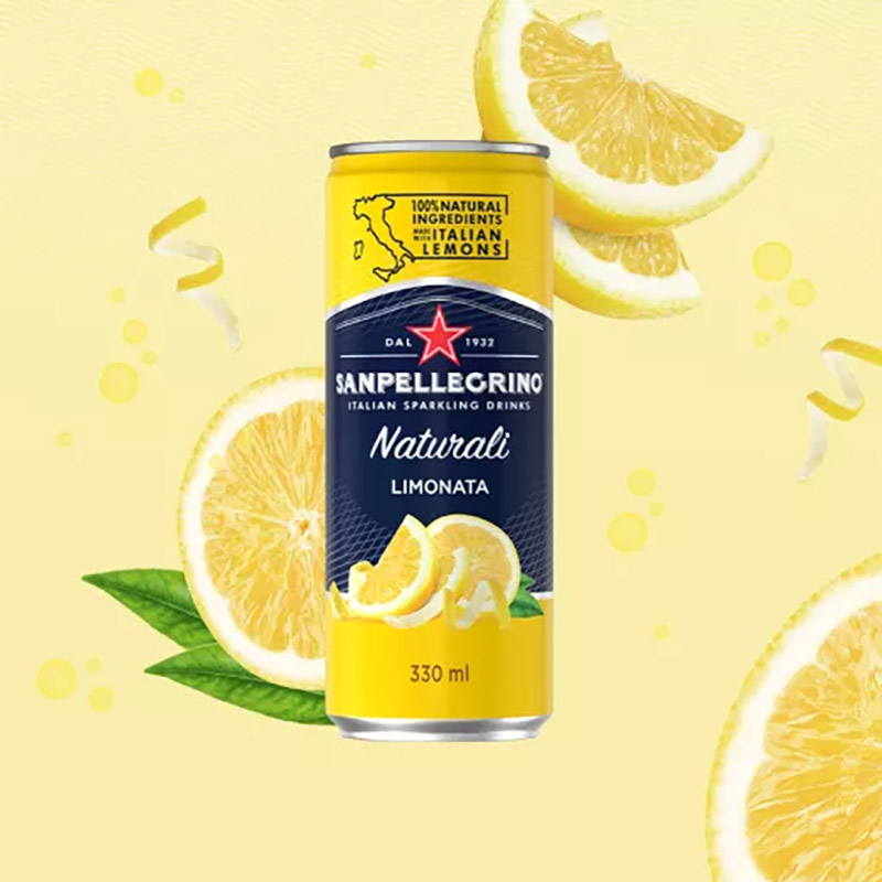 San Pellegrino Limonata Cans 12 pack
