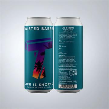 Twisted Barrel Life is Shorts 440ml Cans