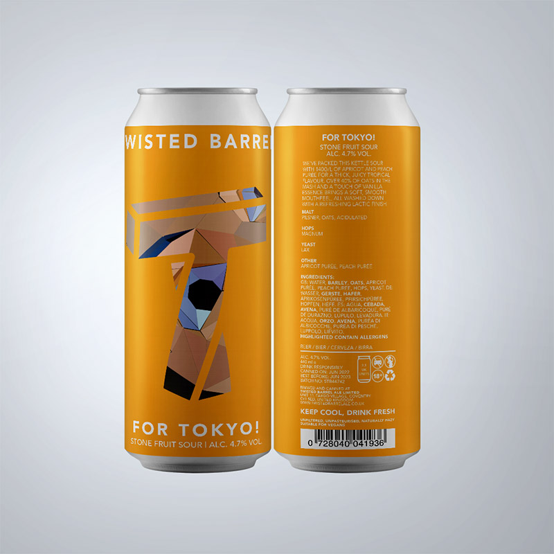 Twisted Barrel For Tokyo 440ml Cans
