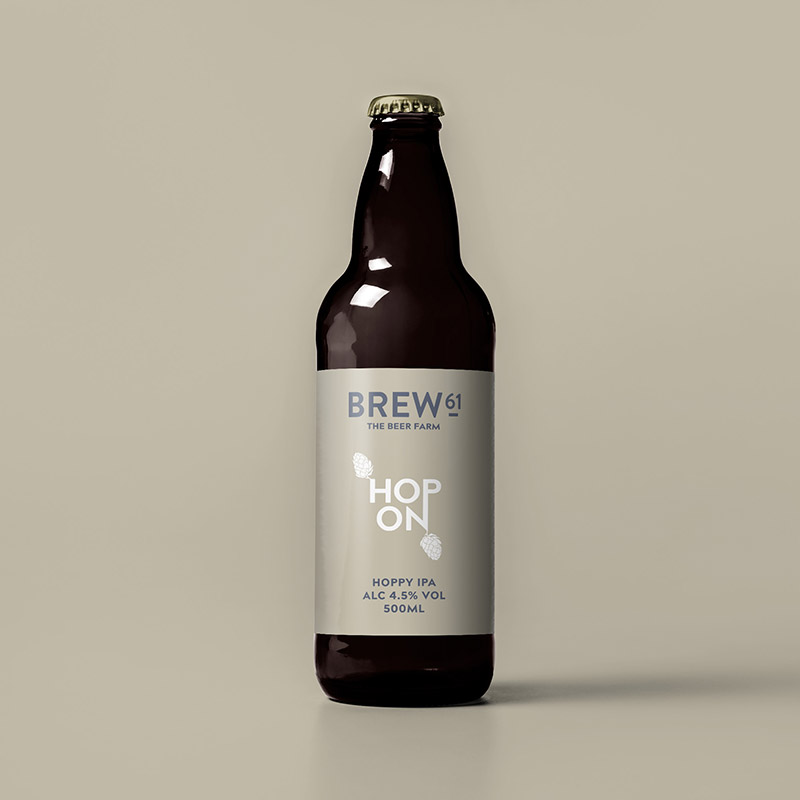 Brew61 Hop On 500ml Bottles