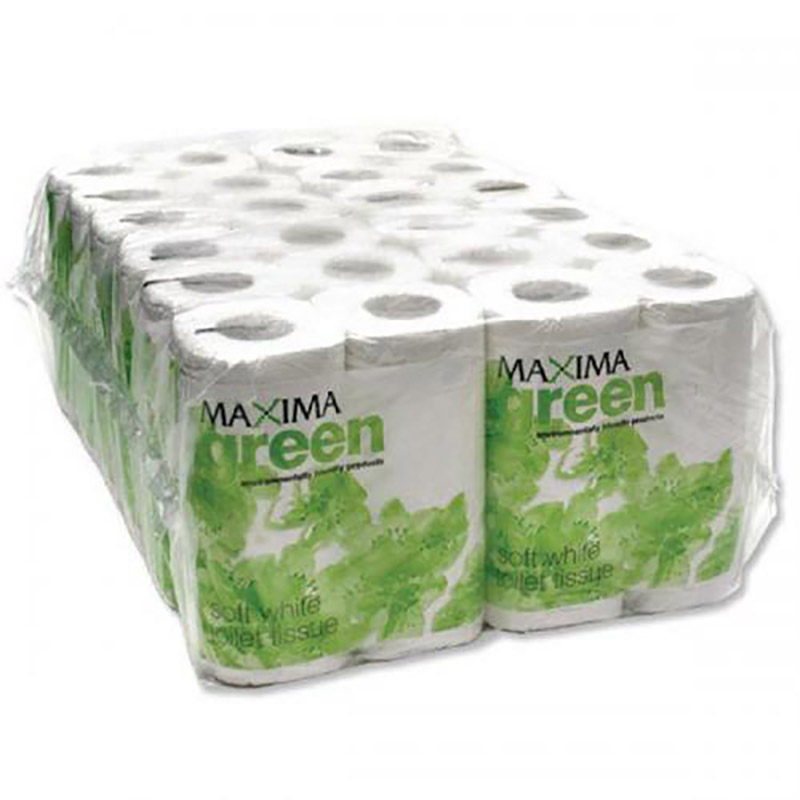 Maxima Green Standard 2 Ply Toilet Roll