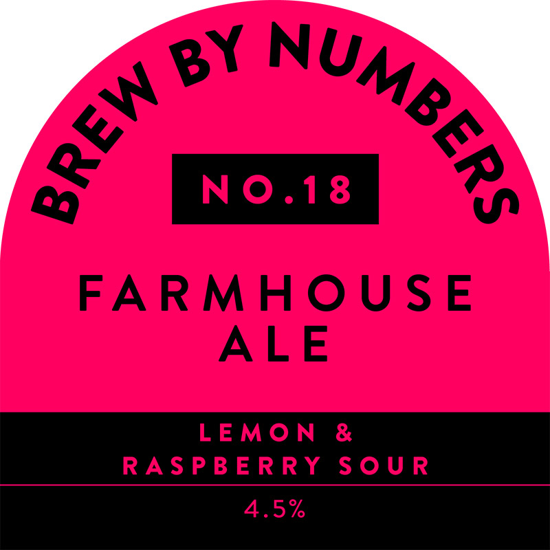 Brew by Numbers 18 Farmhouse Lemon and Raspberry  20L Keg