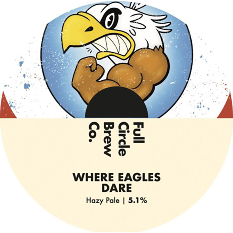 Full Circle Where Eagles Dare Hazy Mozaic Pale 30L Keg