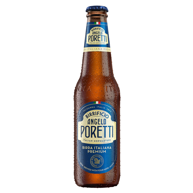 Birra Poretti 5% 330ml Bottles