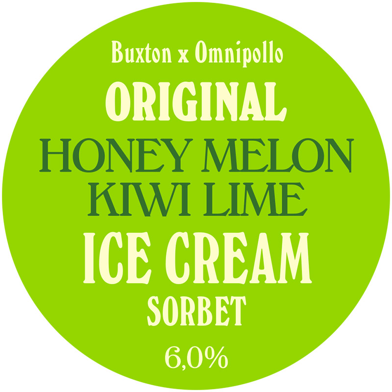 Buxton X Omnipollo Honey/ Melon/ Kiwi/ Lime Ice Cream Sorbet 20L Keg