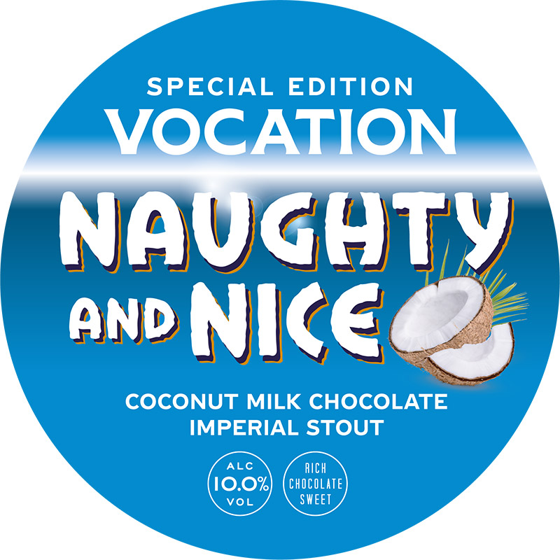 Vocation Naughty and Nice Coconut Milk Chocolate Imperial Stout Keg