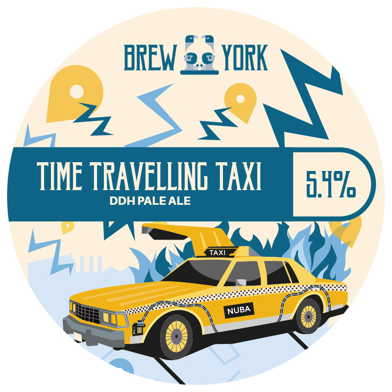 Brew York Time Travelling Taxi 30L Keg