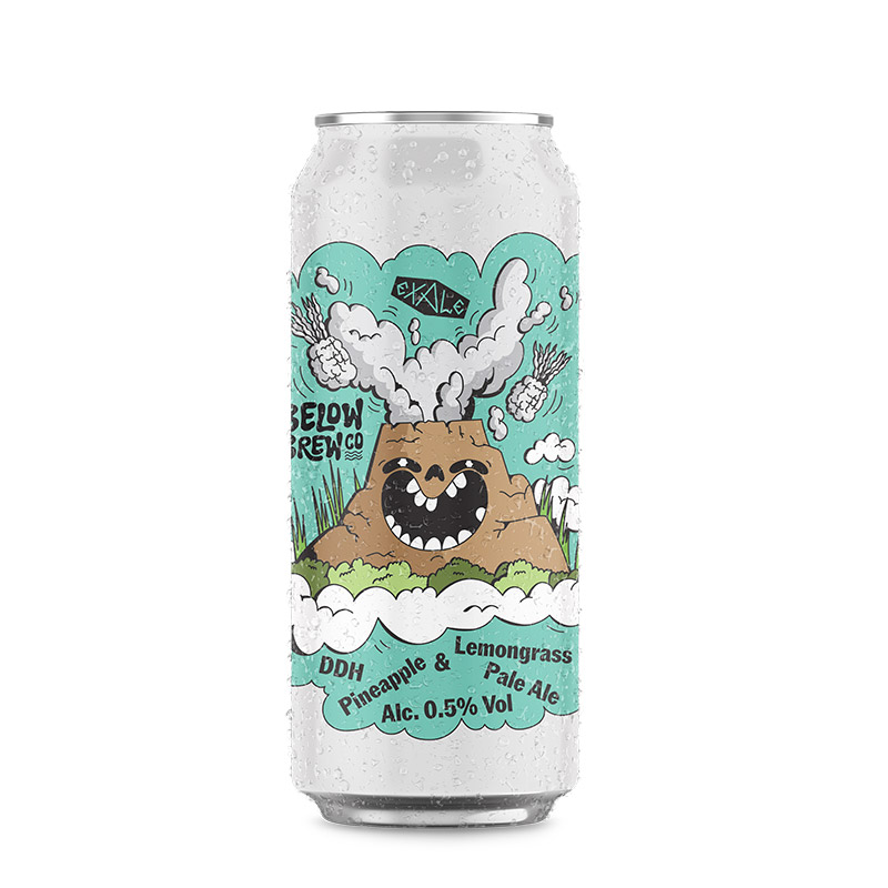 Below Brew Co x Exhale Brewery Ohana Pineapple and Lemongrass Pale Ale 440ml Cans