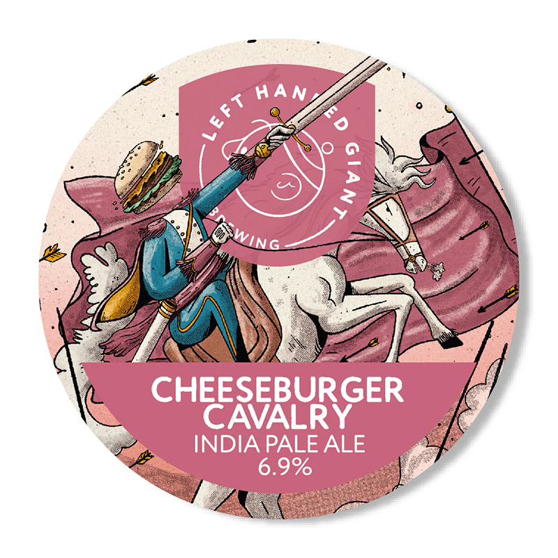 Left Handed Giant Cheeseburger Cavalry 30l Keg