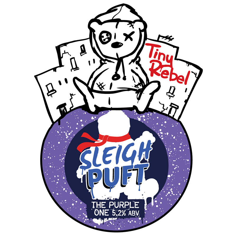 Tiny Rebel Sleigh Puft Purple One 9G Cask