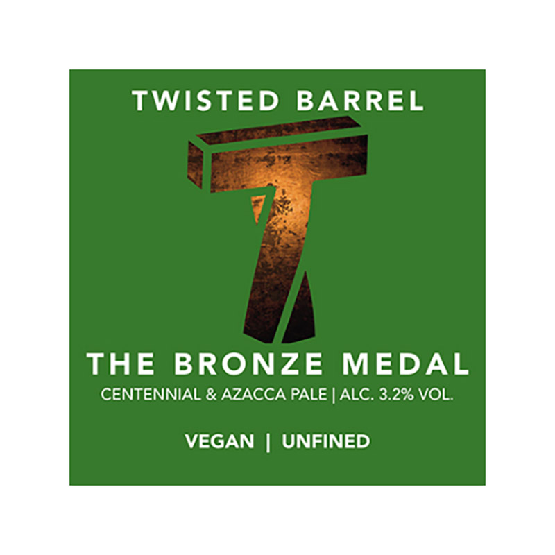Twisted Barrel Bronze Medal 9G Cask