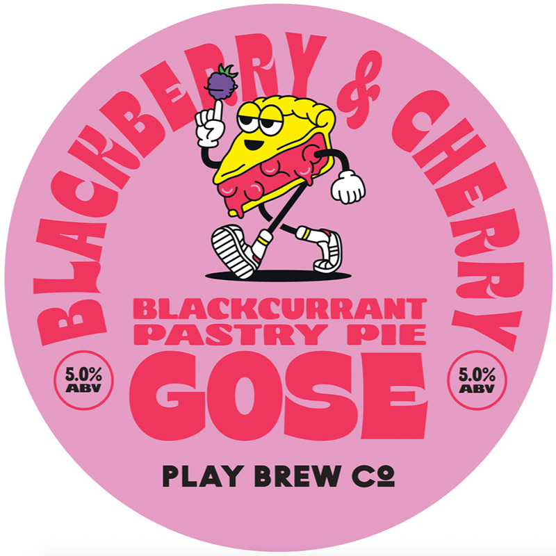 PLAY BLACKBERRY, BLACKCURRANT & CHERRY PASTRY PIE GOSE