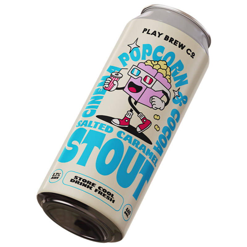 PLAY CINEMA MILK STOUT Cans