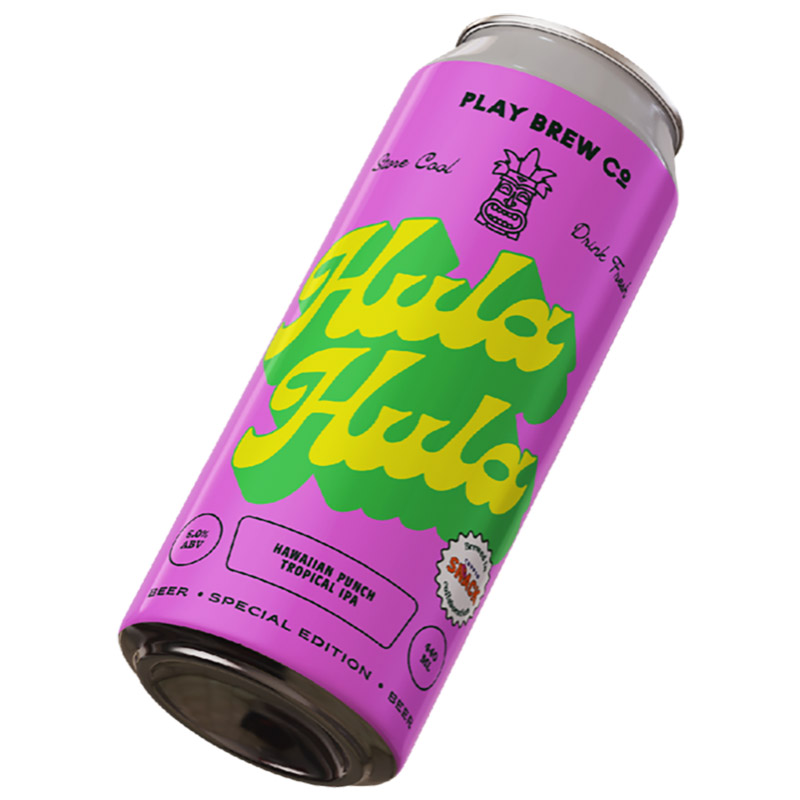 PLAY HULA HULA TROPICAL IPA Cans