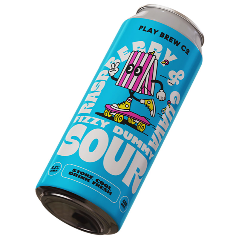 PLAY FIZZY DUMMY SOUR Cans