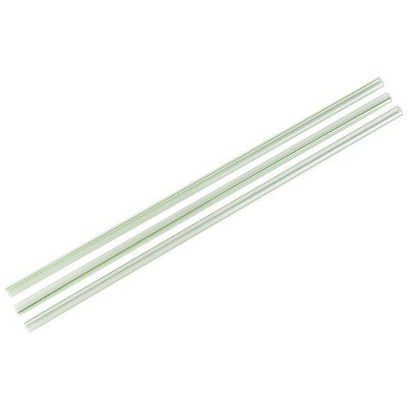 Clear Biodegradable 8 Inch PLA Straws