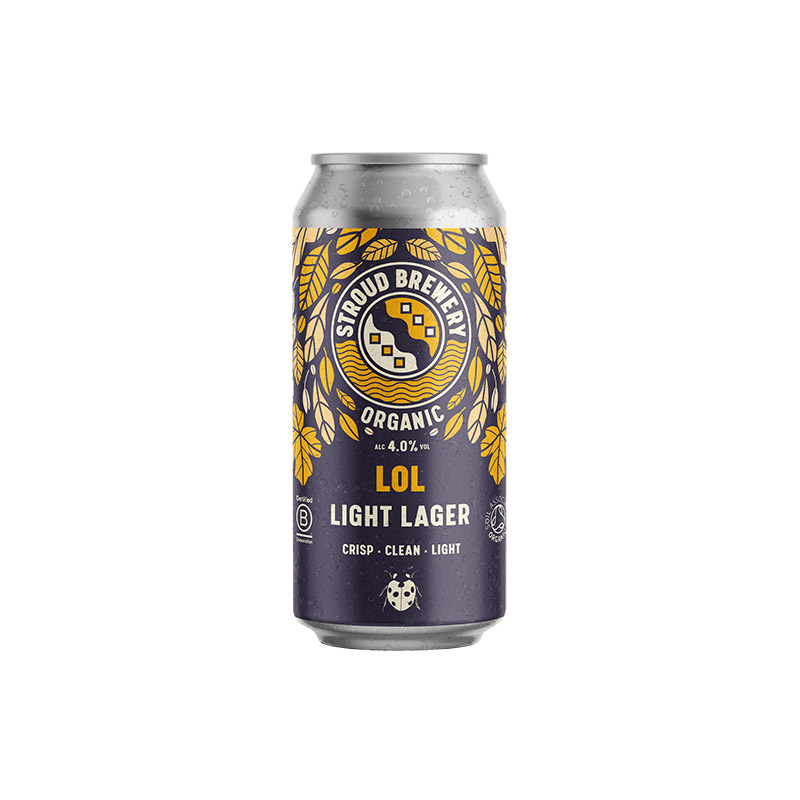 Stroud Brewery Light Organic Lager Cans