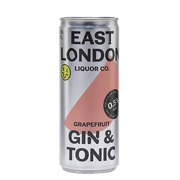 East London Grapefruit Gin & Tonic Cans