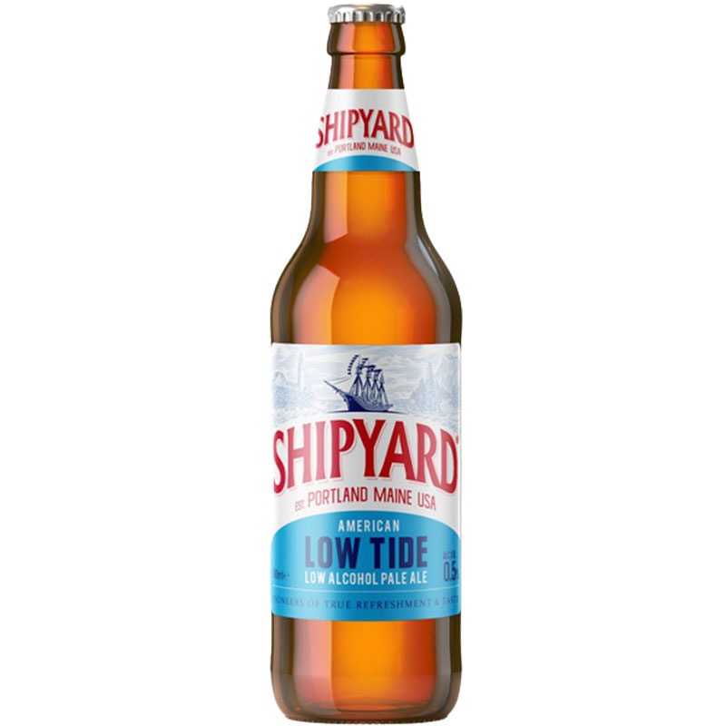Shipyard Low Tide Low Alcohol Pale Ale 500ml