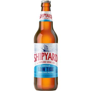 Shipyard Low Tide Low Alcohol Pale Ale Bottles