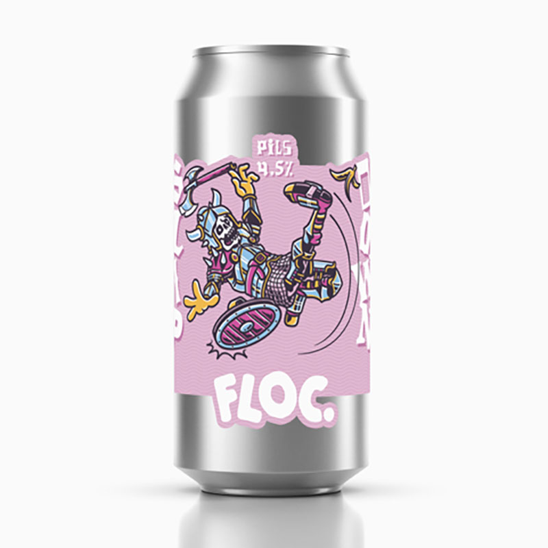 Floc. Slip Down Pilsner 440ml Cans