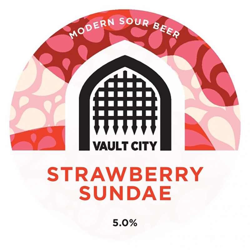 Vault City Strawberry Sundae Sour 30L Keg