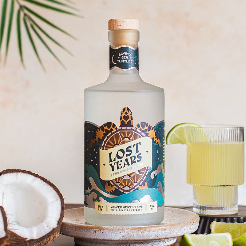 Lost Years Silver Spiced Rum with Toasted Coconut