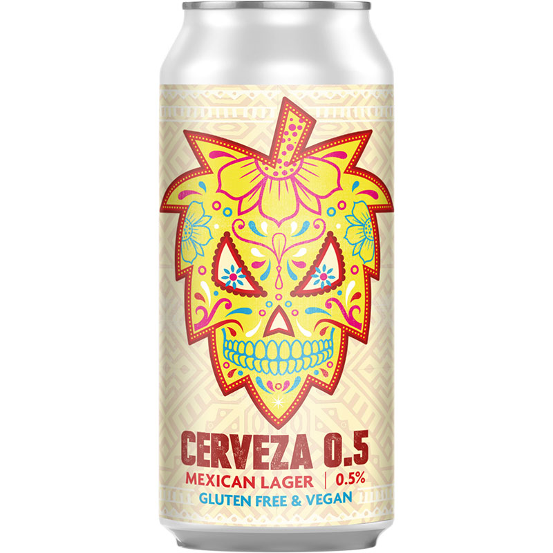 Fierce Cerveza 0.5% Mexican Lager with Lime 440ml Cans
