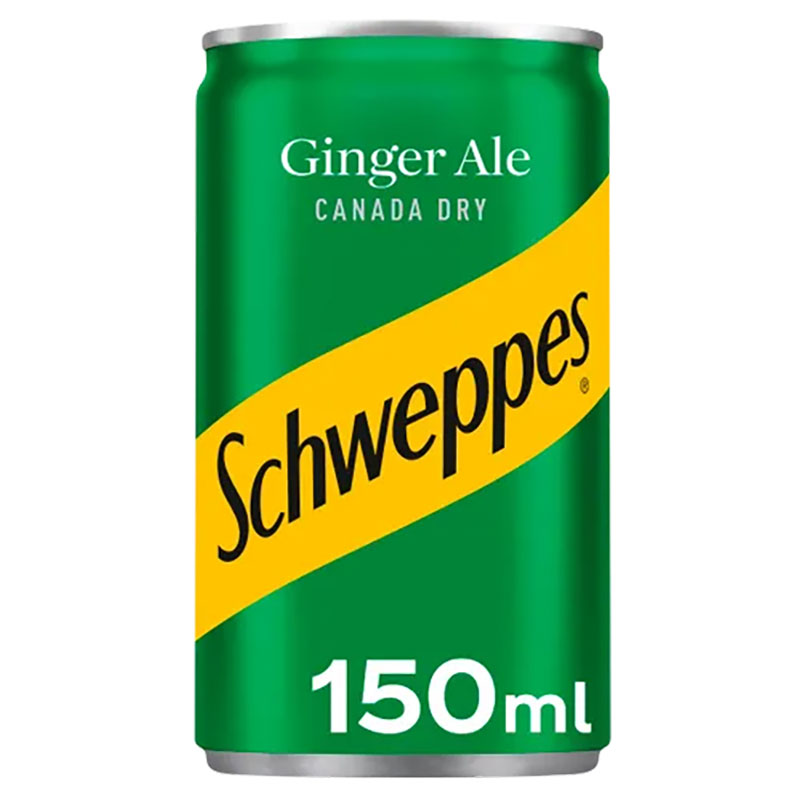 Schweppes Ginger Ale (Canada Dry) 150ml Cans