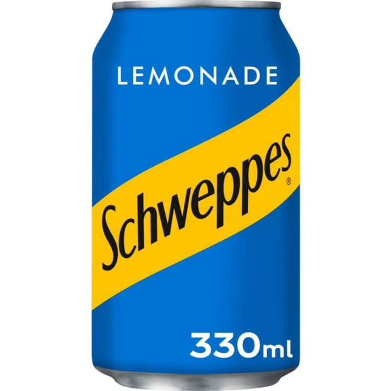 Schweppes Lemonade 330ml Cans