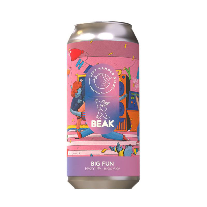 Left Handed Giant Big Fun X Beak 440ml Cans