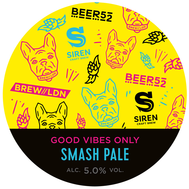 Siren Good Vibes Only S.M.A.S.H Pale Ale 30L Keg