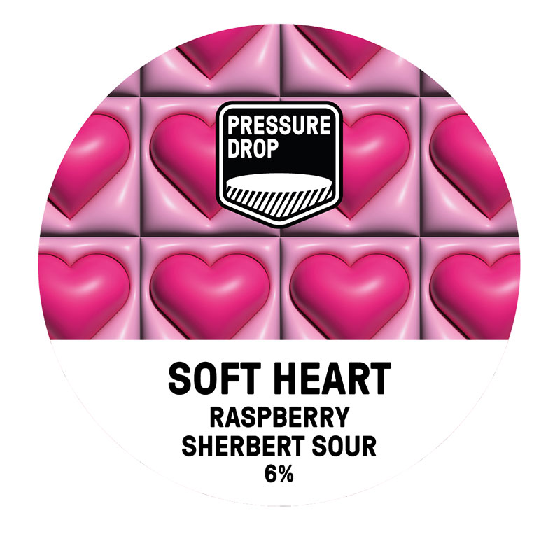 Pressure Drop Soft Heart Raspberry Sherbert Sour 20L Keg