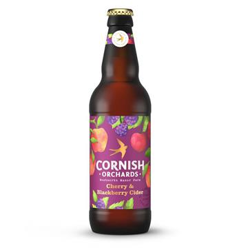 Cornish Orchards Cherry & Blackberry Cider Bottles