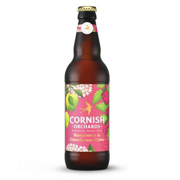 Cornish Orchards Raspberry & Elderflower Bottles