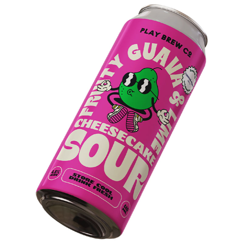 Play Fruity Guava & Lime Cheesecake Sour Cans