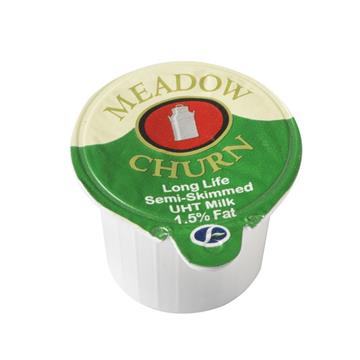 Meadow Churn Semi-Skimmed Milk Pots (150 pk)