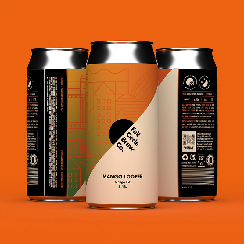 Full Circle Mango Looper Mango IPA 440ml Cans