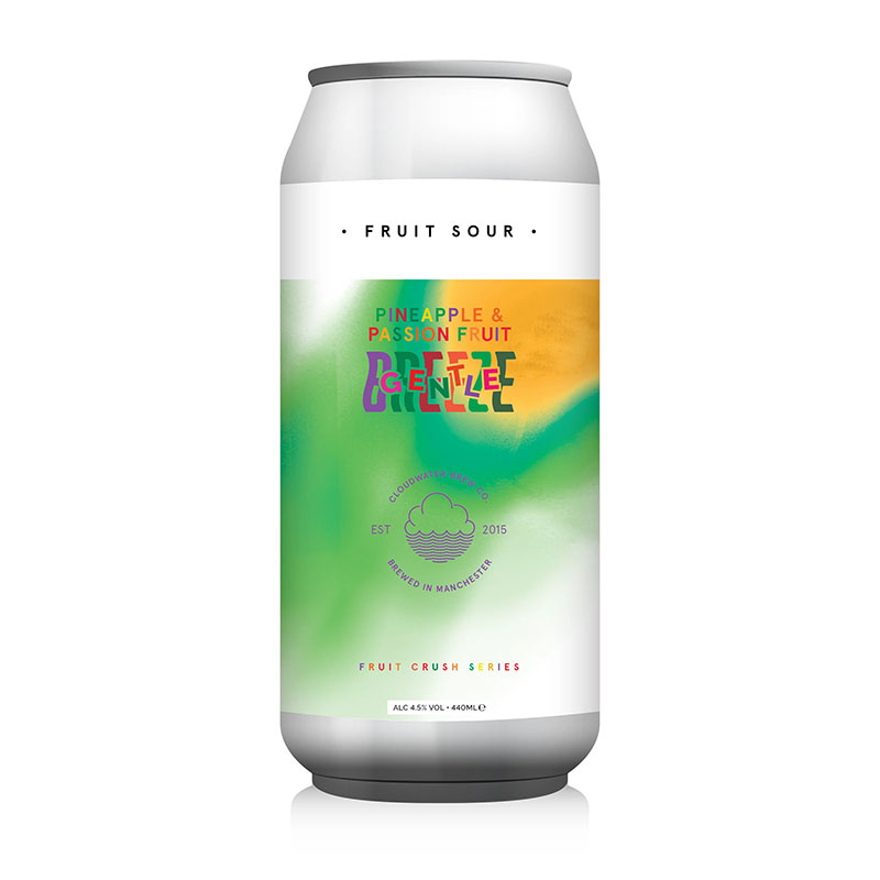 Cloudwater Pineapple & Passion Fruit Gentle Breeze Fruit Sour 440ml Cans