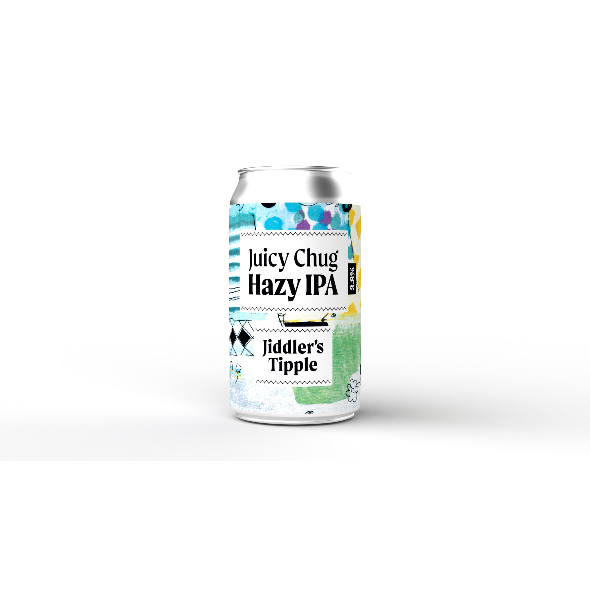 Jiddler's Tipple Juicy Chug Hazy IPA 330ml Cans