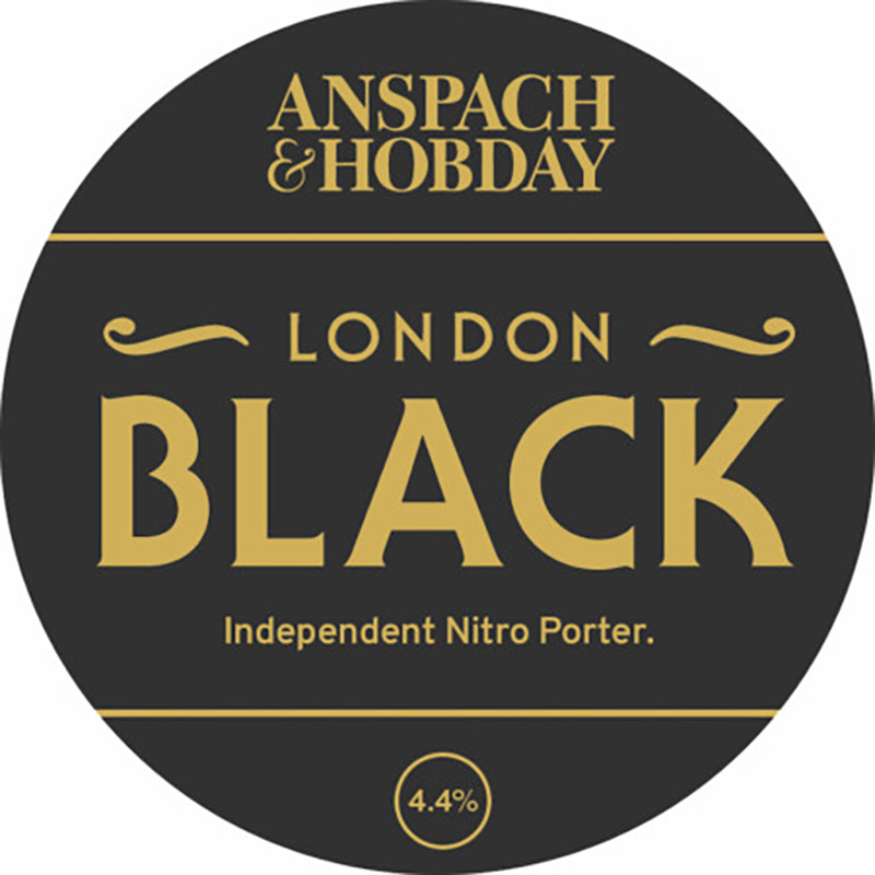 Anspach and Hobday London Black KEY KEG 30L Keg