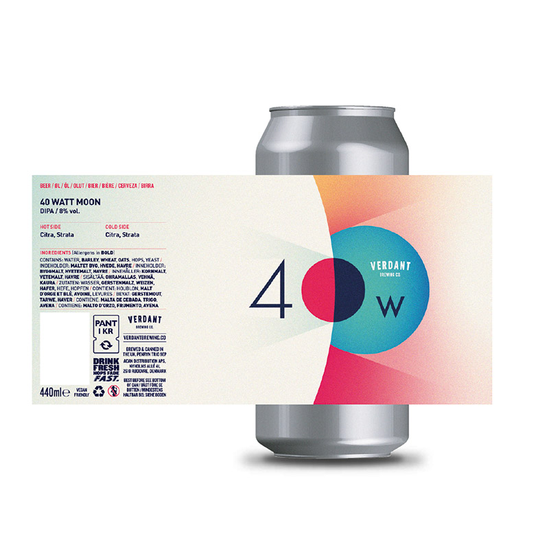 Verdant 40 Watt Moon DIPA 440ml Cans