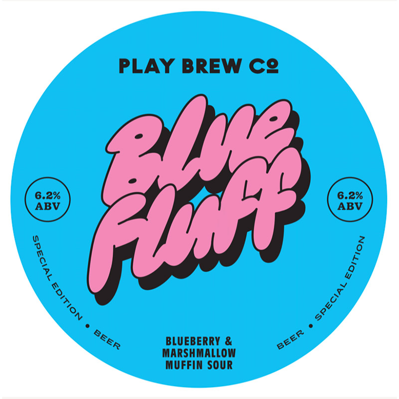 Play Blue Fluff - Blueberry & Marshmallow Sour 30L Keg