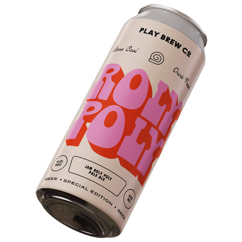 Play Jam Roly Poly Pale Ale Strawberry & Vanilla 440ml Cans