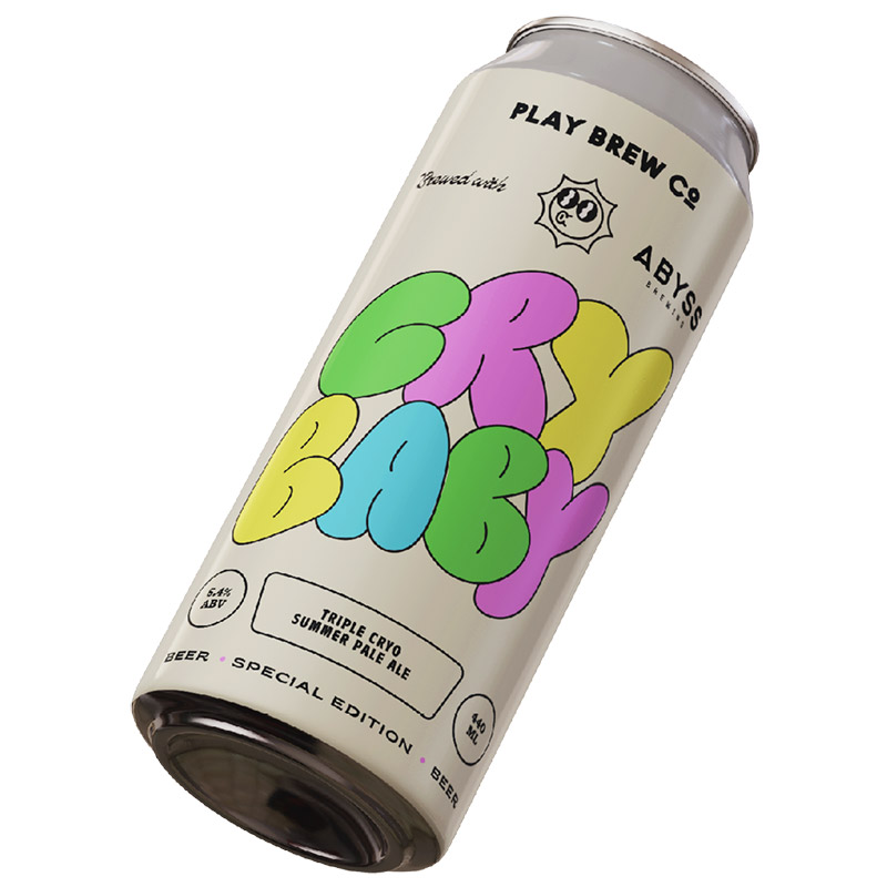 Play X Abyss Cry Baby Triple Cryo Summer Pale 440ml Cans
